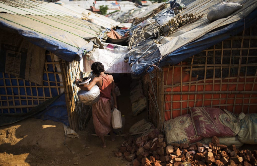 Since last August, nearly 900,000 Rohingya refugees have poured across the borders of Bangladesh to escape violence in Myanmar. © | Hailey Sadler