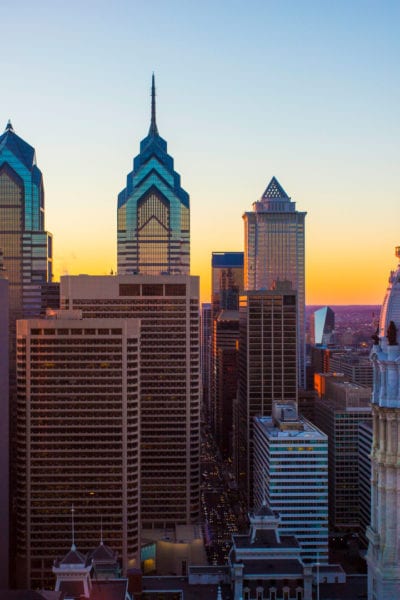 The Philadelphia skyline | © The Loews Hotel