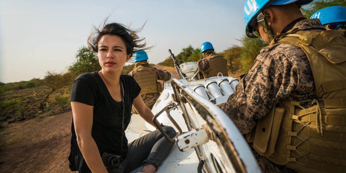 Isobel Yeung on assignment in South Sudan © | Provided by Vice on HBO