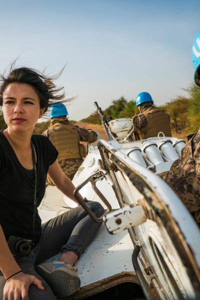 Isobel Yeung on assignment in South Sudan © | Provided by Vice on HBO