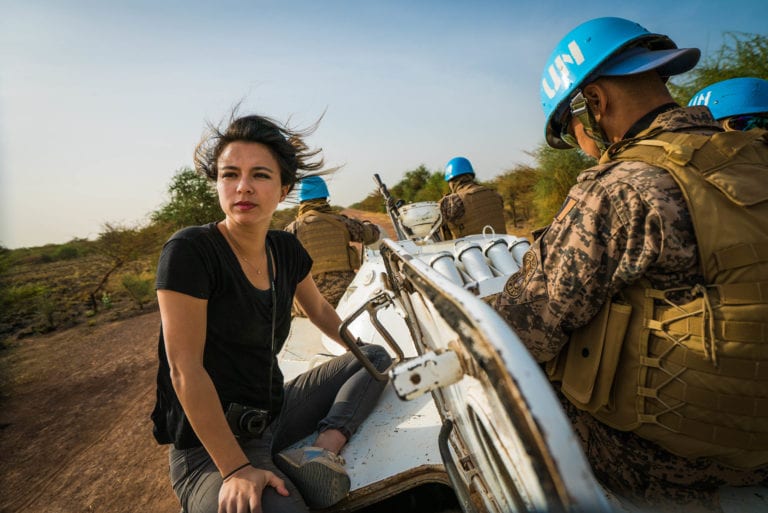 Isobel Yeung on assignment in South Sudan © | Provided by Vice on HBO