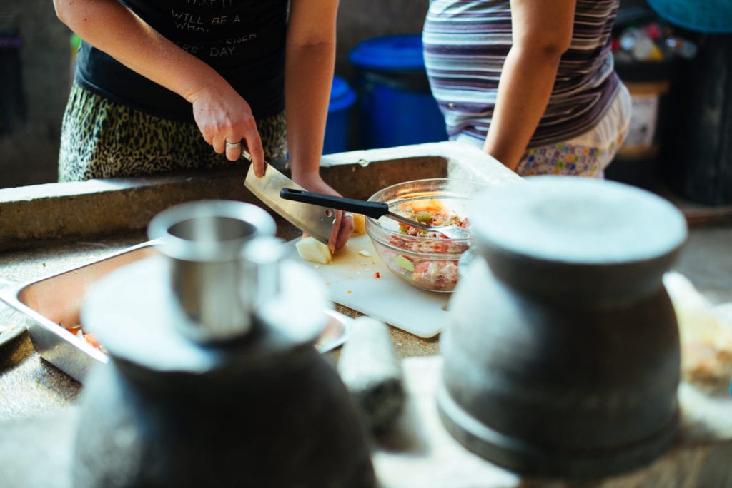 Wildflower residents making lunch | © Neha Rathore