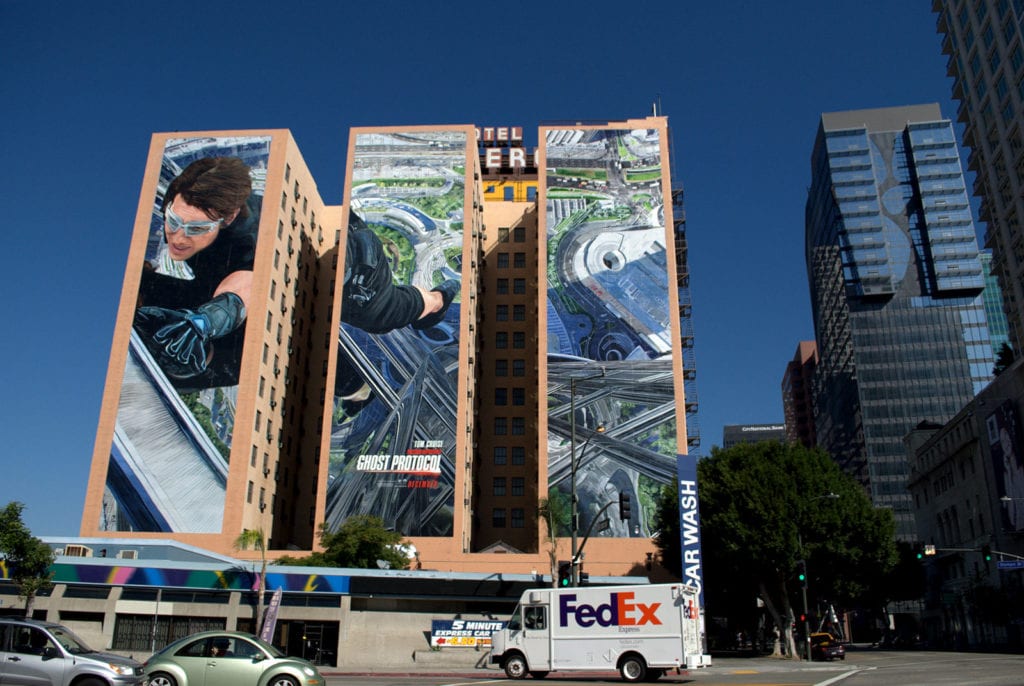 Billboard Mural at the Hotel Figueroa, Los Angeles © | Joe Wolf/Flickr Creative Commons