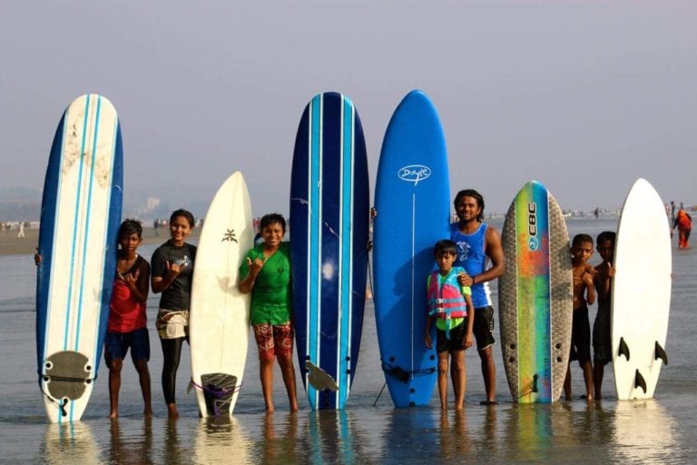 © | Photo provided by Bangladesh Surf Girls and Boys Club