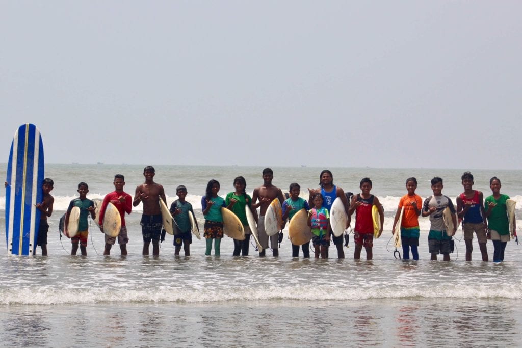 © | Photo provided by Bangladesh Surf Girls and Boys Club