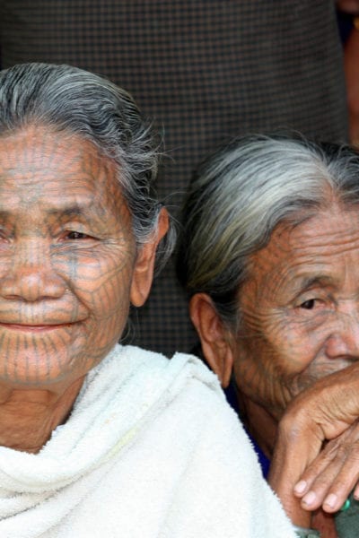 The Chin State Women and their face tattoos | © dany13/Flickr