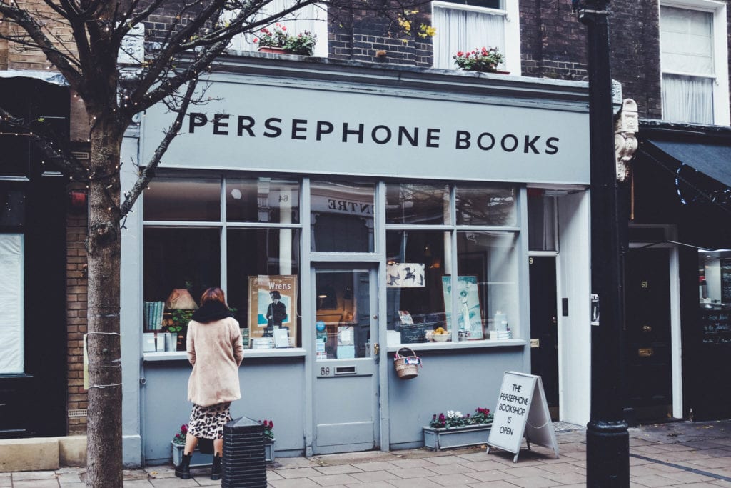 Persephone Books in London is a feminist bookshop celebrating female writers © | Alex Saint