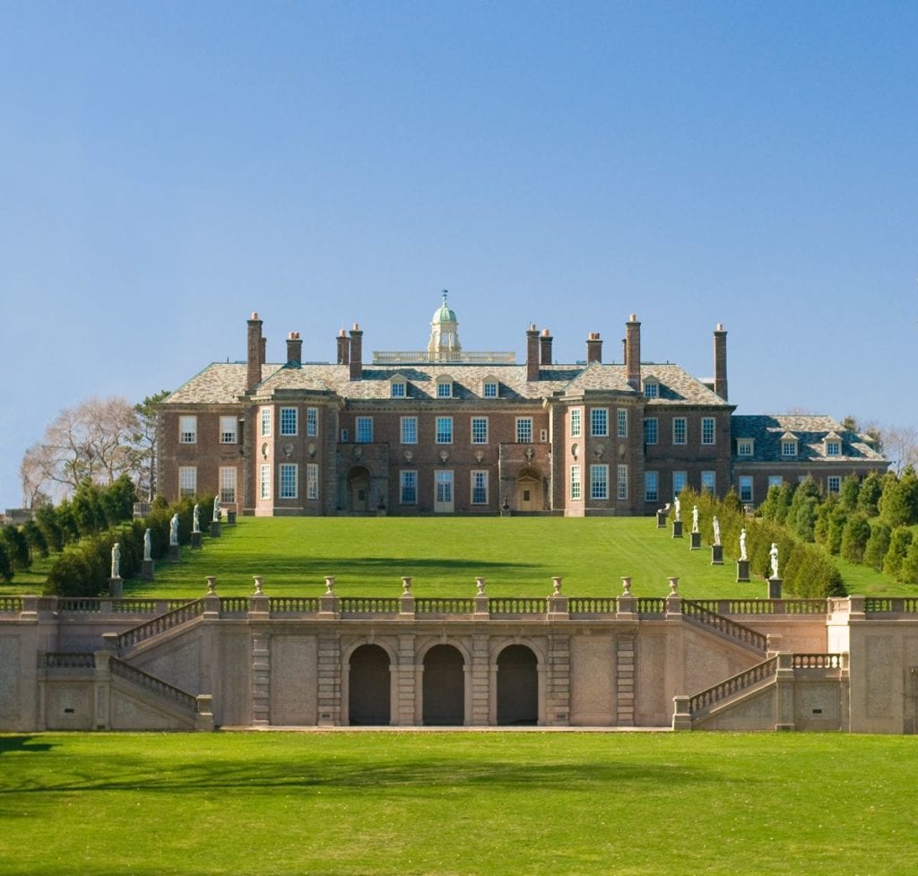 Castle Hill on the Crane Estate, Great House and restored Grand Allee | © Courtesy of The Trustees