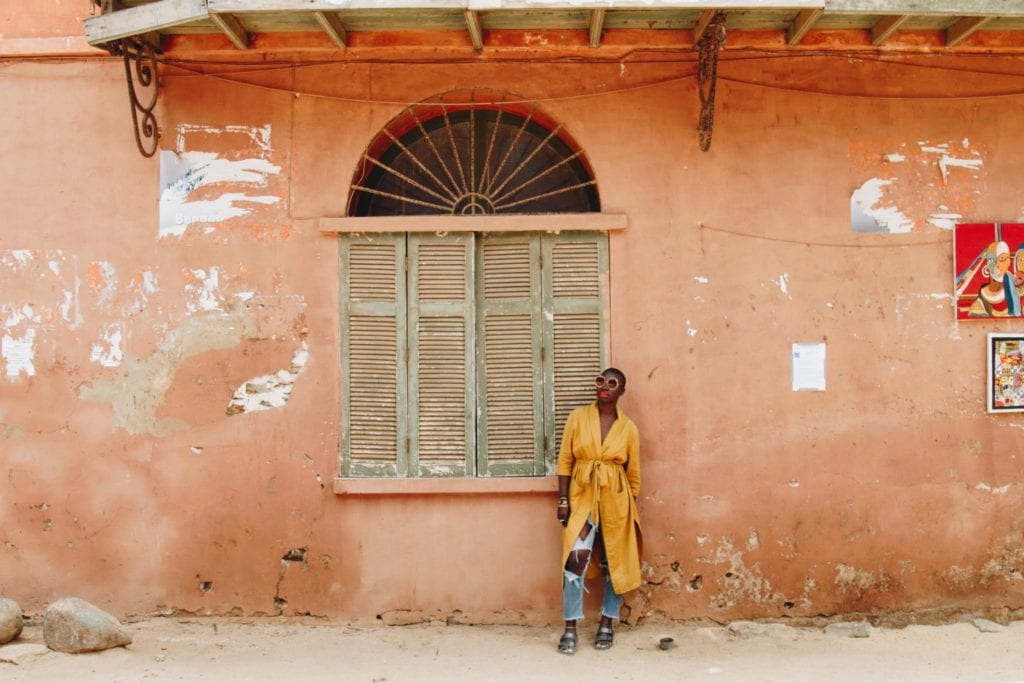 Jessica Nabongo in Goree Island | ©  Seyni Ba