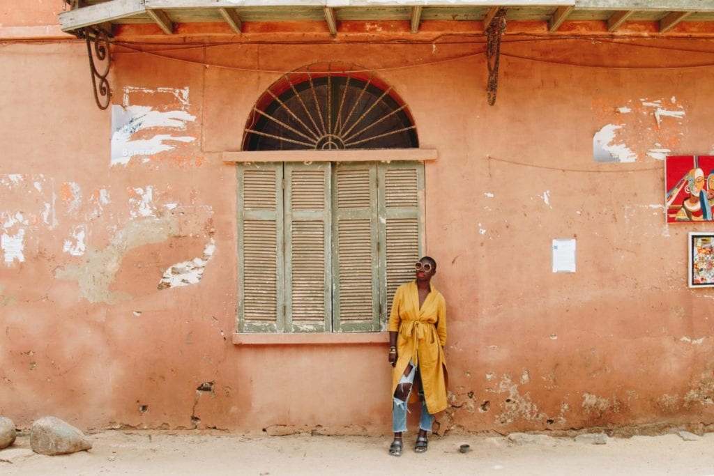 Jessica Nabongo in Goree Island | ©  Seyni Ba