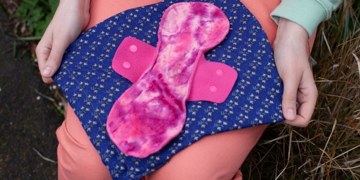 Hilary, 27, uses reusable sanitary pads to manage her period | © WaterAid/ Billy Barraclough