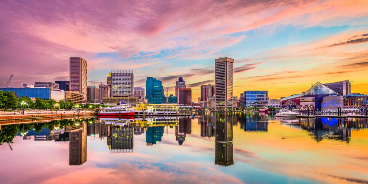 Baltimore, Maryland, USA skyline on the Inner Harbor | © Sean Pavone/Shutterstock