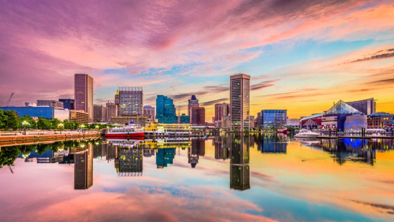 Baltimore, Maryland, USA skyline on the Inner Harbor | © Sean Pavone/Shutterstock