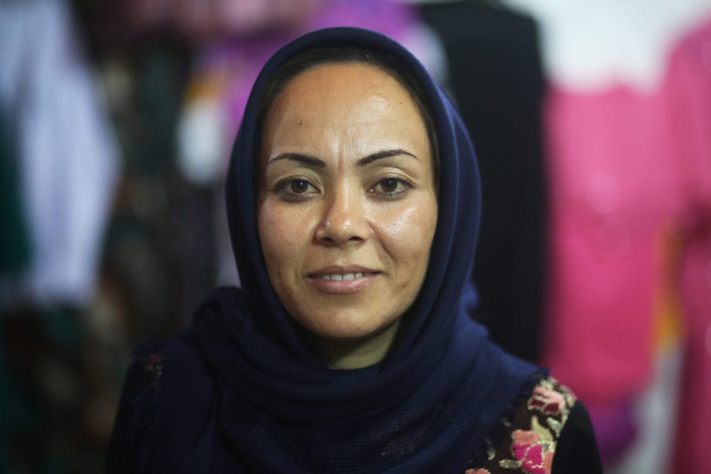 Zarin (36) is an entrepreneur in Kabul Afghanistan | © Rada Akbar/Women for Women International