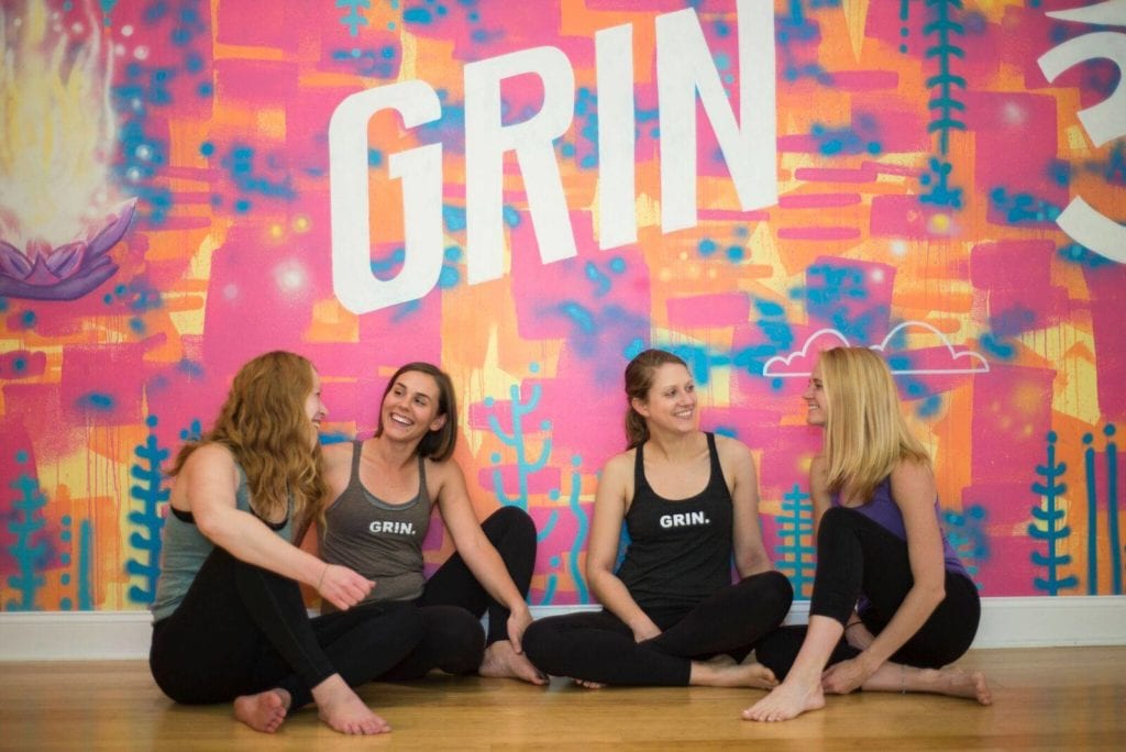 Grinning Yogi is a woman-owned yoga studio in Seattle © | Courtesy of Grinning Yogi’s Facebook Page