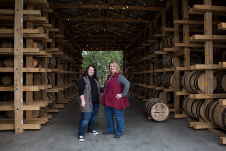 Mother-daughter (Autumn and Joyce Nethry), owners of Jeptha Creed Distillery | © Sarah Jane Sanders