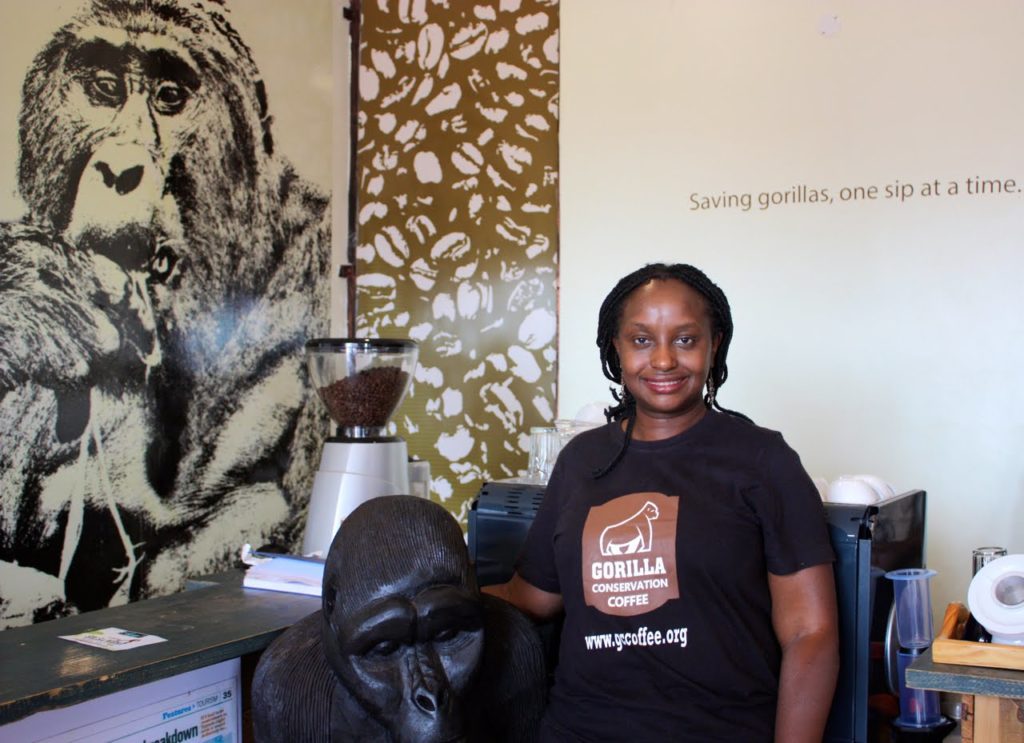 Dr. Gladys Kalema-Zikusoka founded Gorilla Conservation Coffee, which both supports the local community and saves gorillas  © | Christina Newberry
