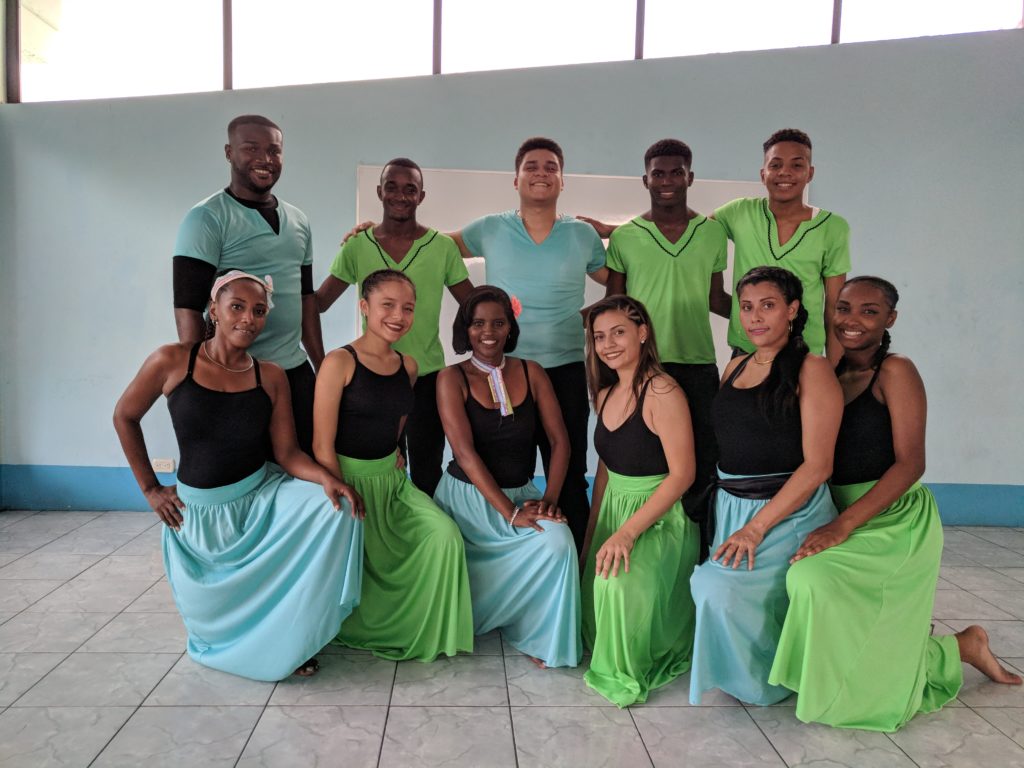 Kim with Yethsira Wilson and Dance Group © | Courtesy of Kim Haas