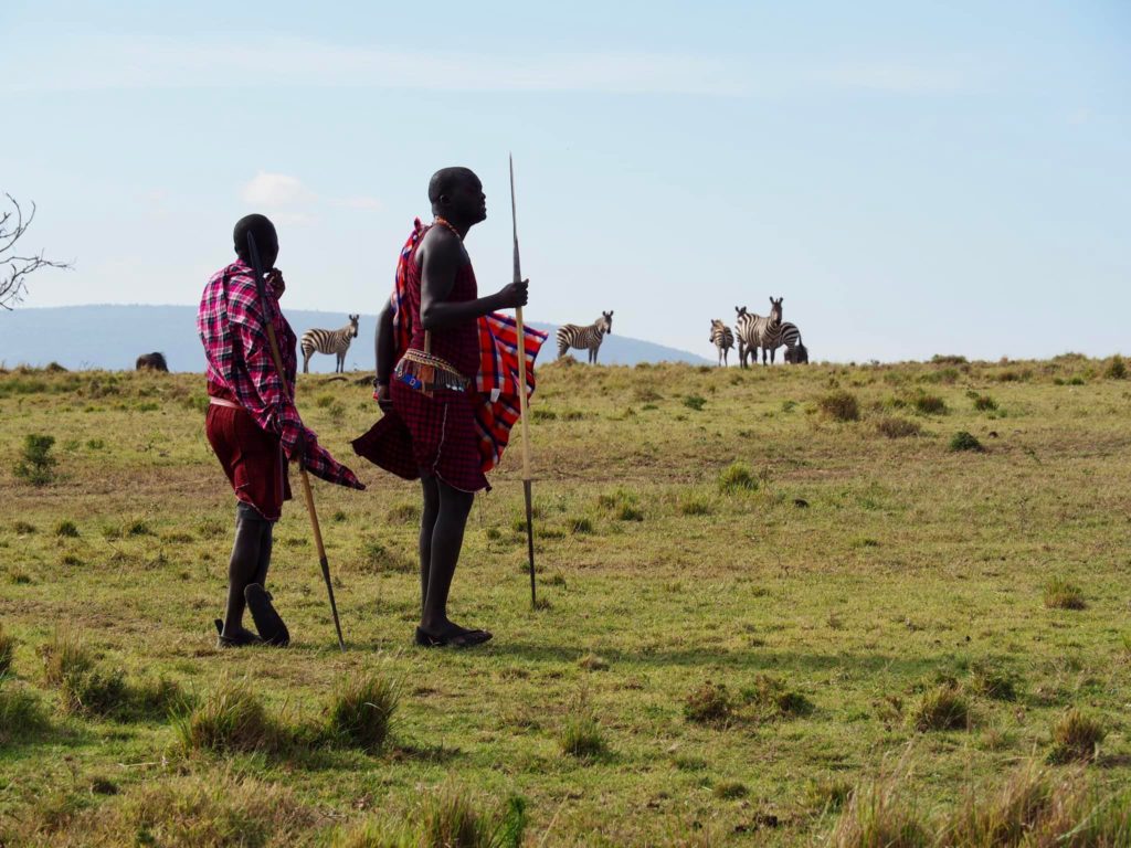 A walking safari with Maasai guides | © Nikki Vargas