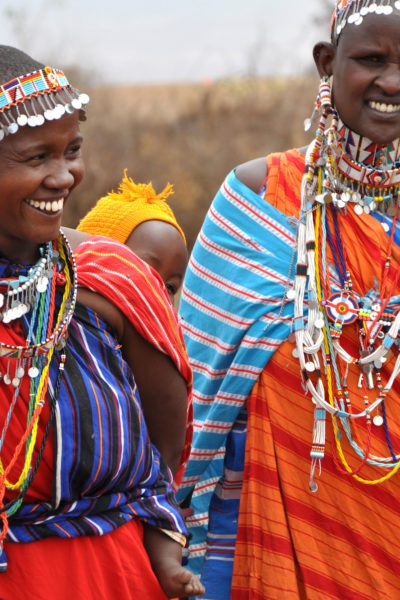 Amboseli,National,Park,,Kenya,,September,,2014.,Beautiful,Maasai,Tribe,Women